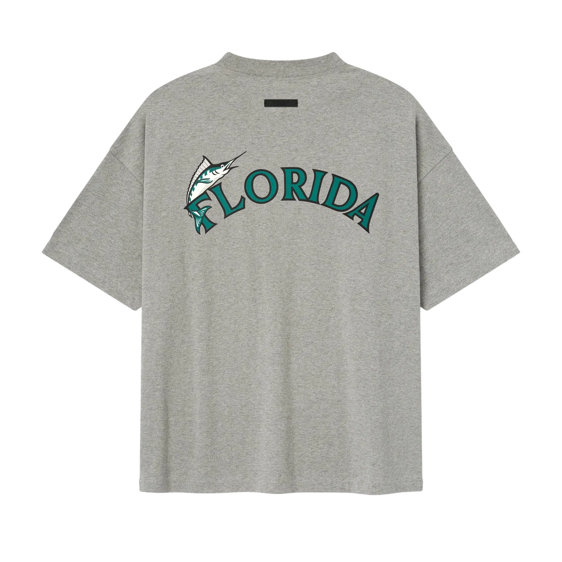 Fear of God Essentials Marlins 90s Tee Concrete Heather