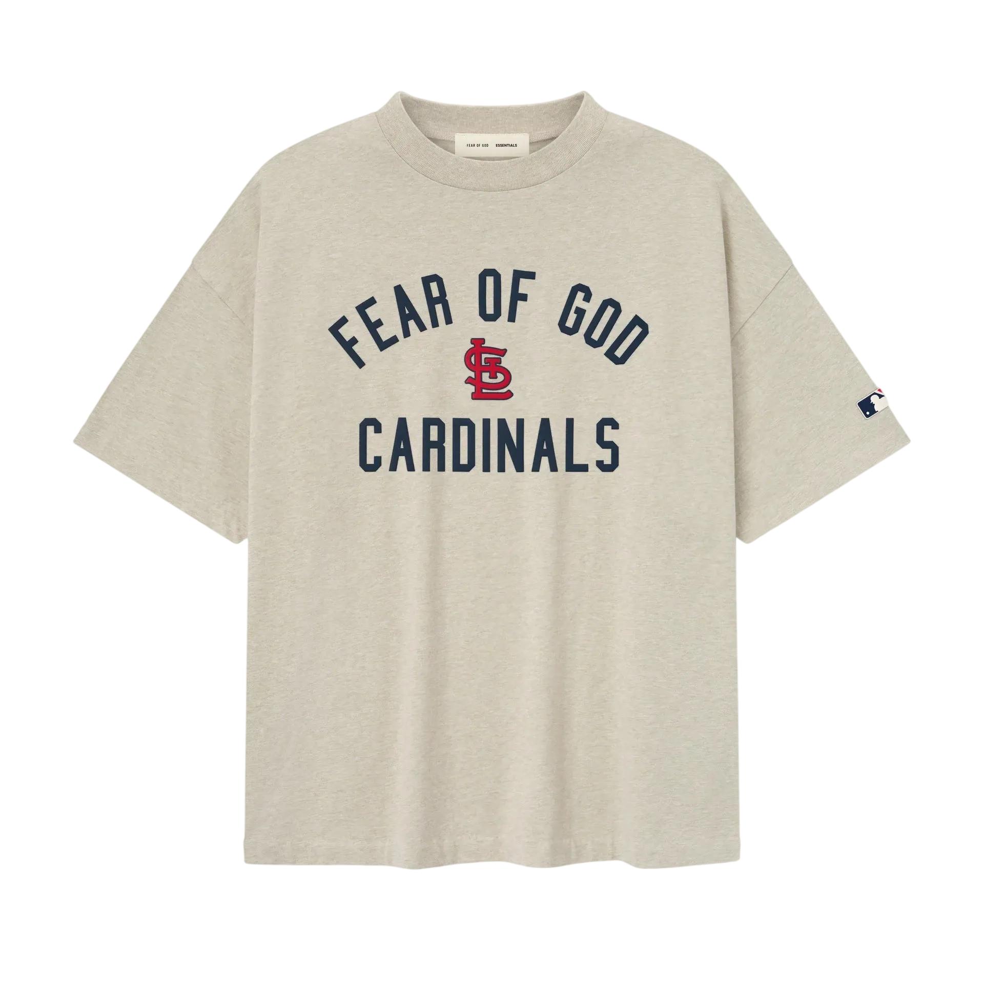Fear of God Essentials Cardinals 90s Tee Heather Stone