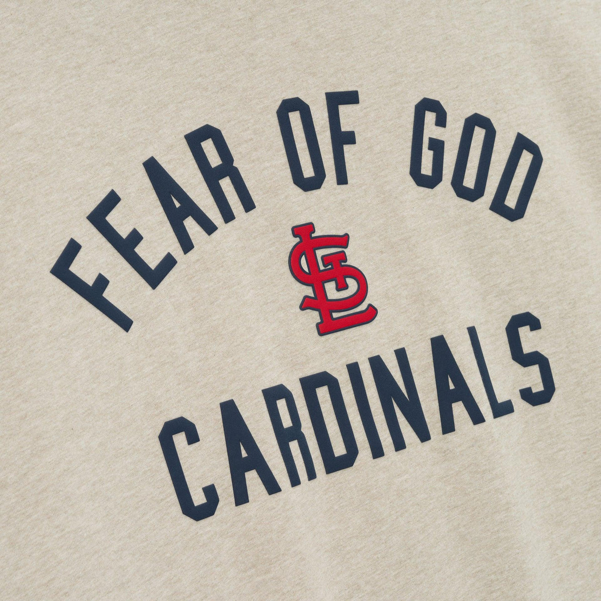 Fear of God Essentials Cardinals 90s Tee Heather Stone