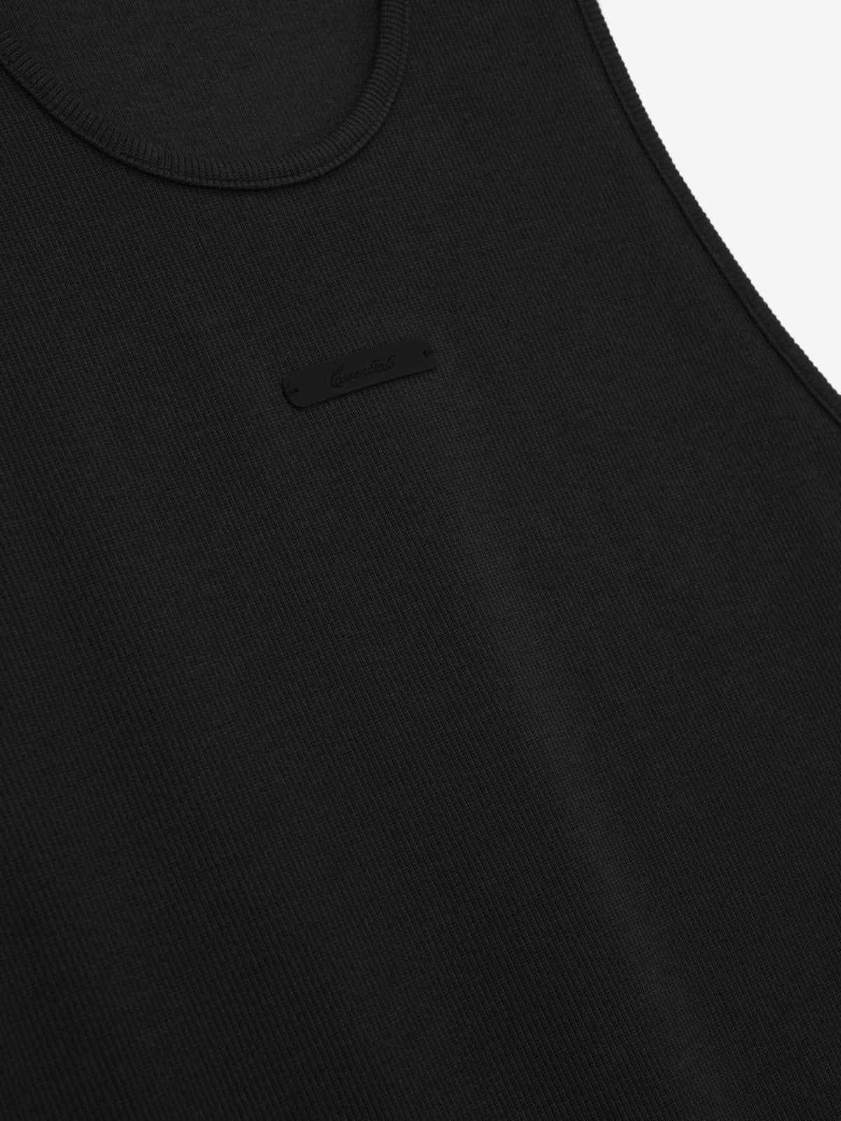 Fear of God Essentials Rib Tank Vintage Black - Im Your Wardrobe