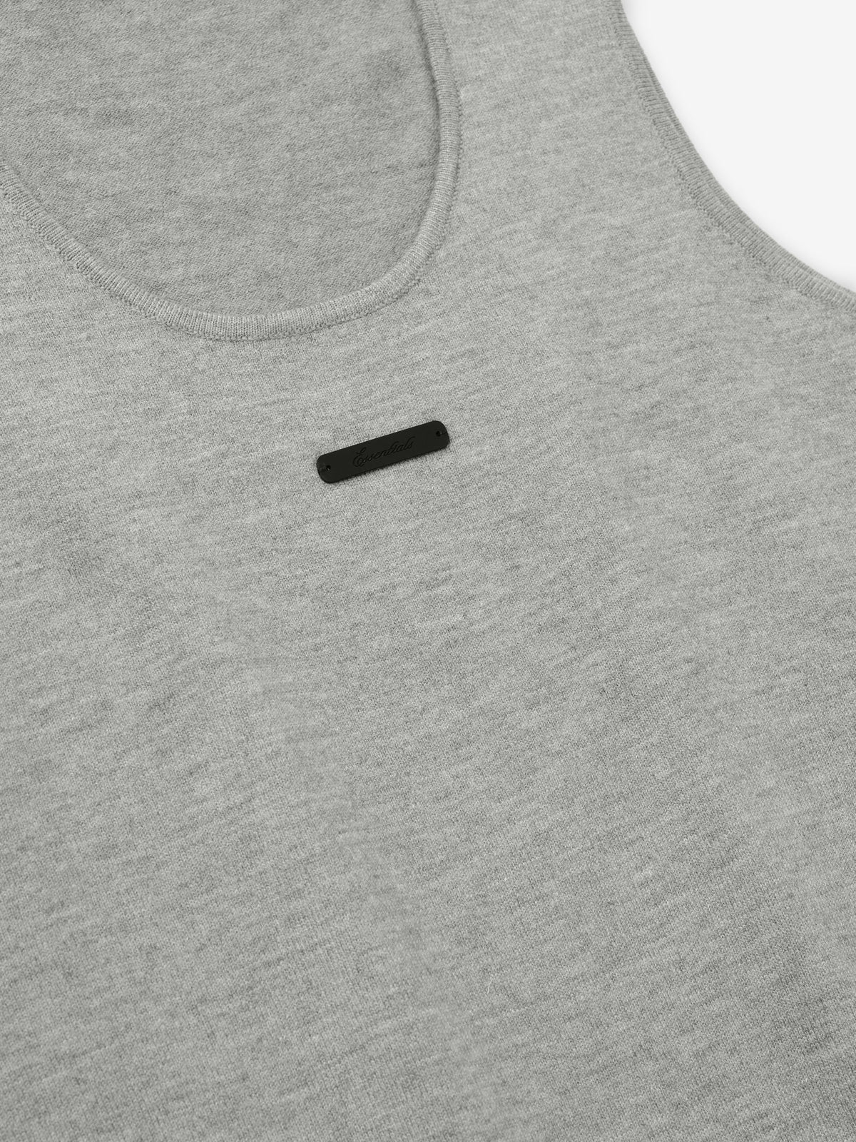 Fear of God Essentials Women's Classic Rib Knit Tank Concrete Heather