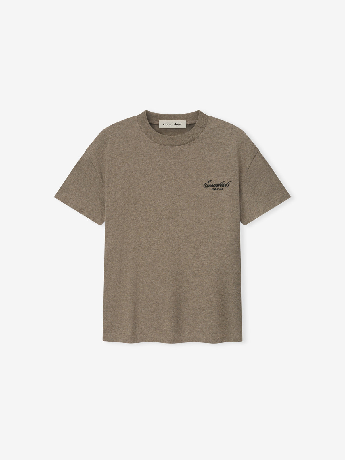 Fear of God Essentials Women's Classic Short Sleeve Tee Homestead Heather