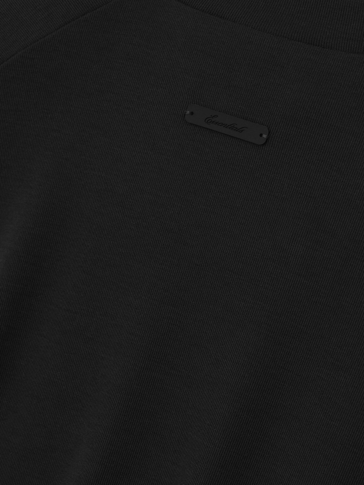 Fear of God Essentials Women's Rib Fitted Short Sleeve Tee Vintage Black