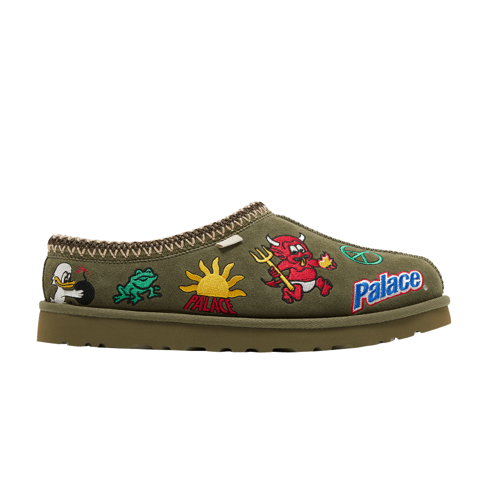 Palace x UGG Tasman Slipper Burnt Olive