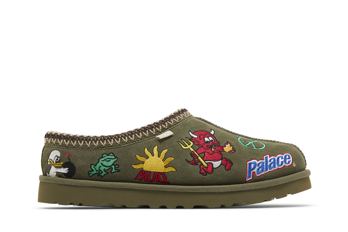 Palace x UGG Tasman Slipper Burnt Olive