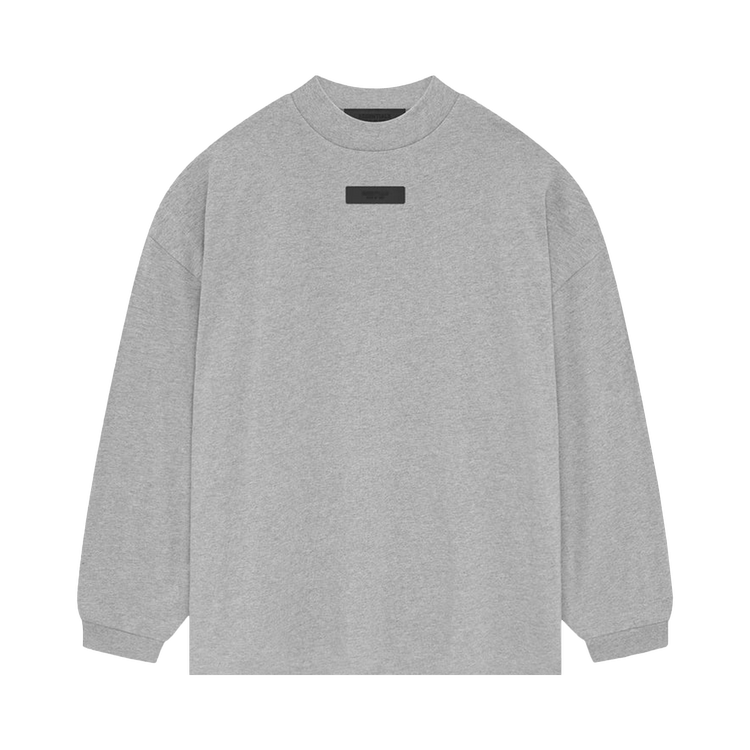 Fear of God Essentials Long-Sleeve Shirt II Light Heather Grey (SS24)