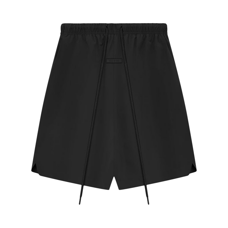 Fear of God Essentials Nyon Relaxed Shorts Jet Black (SS24)