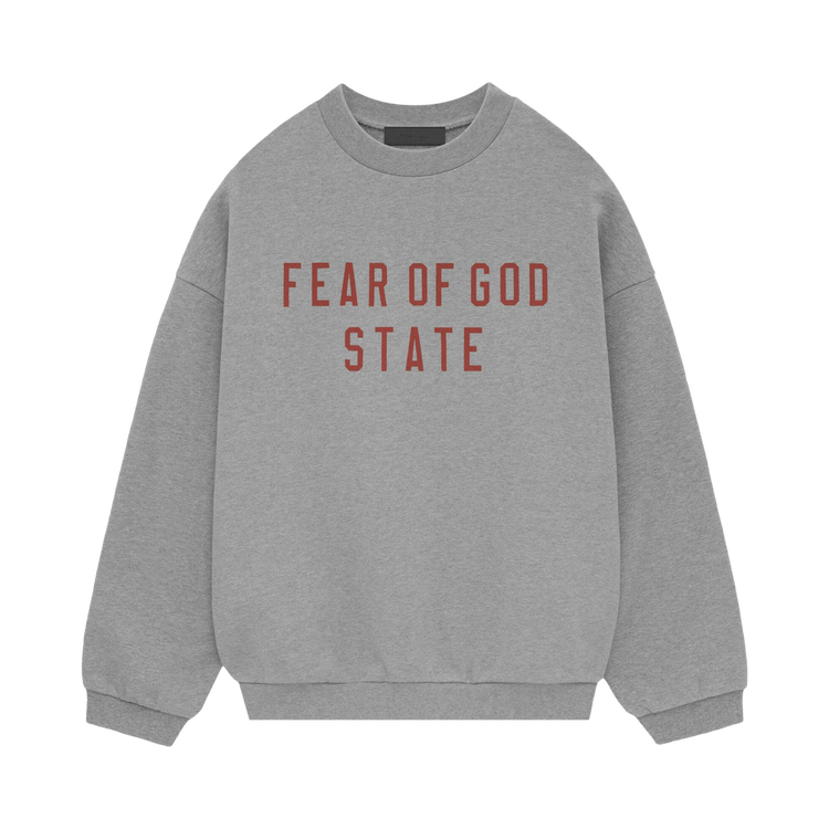 Fear of God Essentials Fleece Crewneck Dark Heather (FW24)