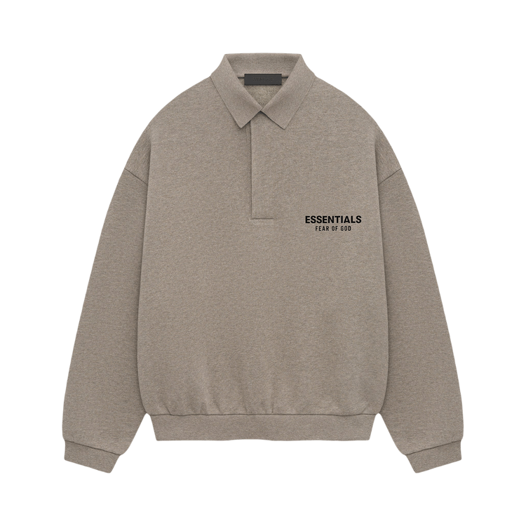 Fear of God Essentials Fleece Polo Heather Grey (FW24)