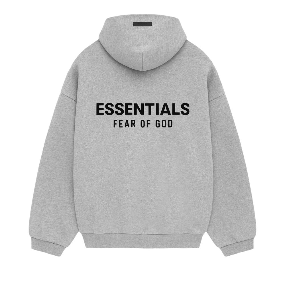 Fear of God Essentials Fleece Hoodie II Light Heather Grey
