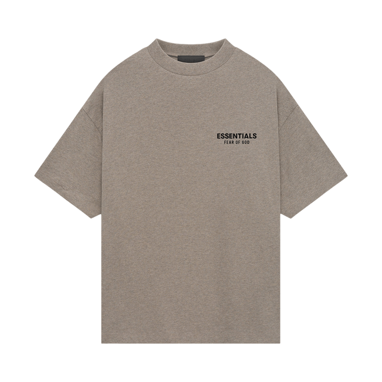 Fear of God Essentials Jersey Crewneck Tee Heather Grey (FW24)