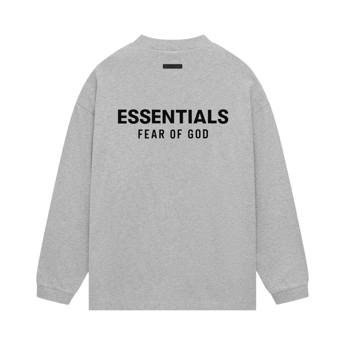 Fear of God Essentials Jersey Long-Sleeve Shirt Light Heather Grey (FW24)