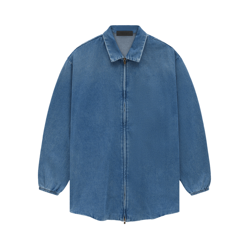 Fear of God Essentials Denim Overshirt Medium Wash