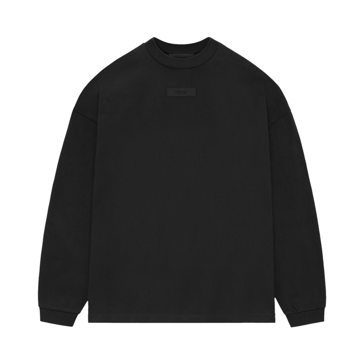 Fear of God Essentials Long-Sleeve Tee Black (SS24)