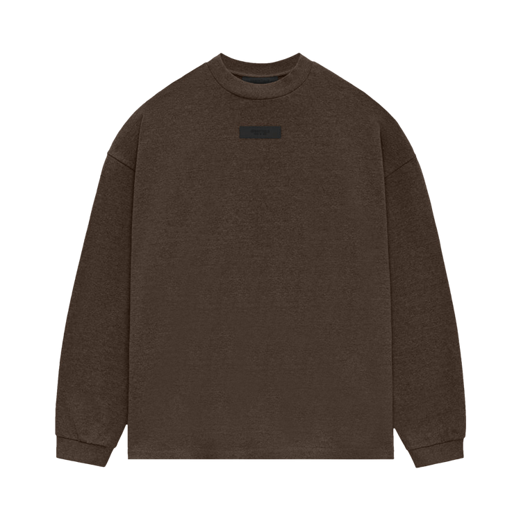 Fear of God Essentials Long-Sleeve Tee Heather Wood (SS24)