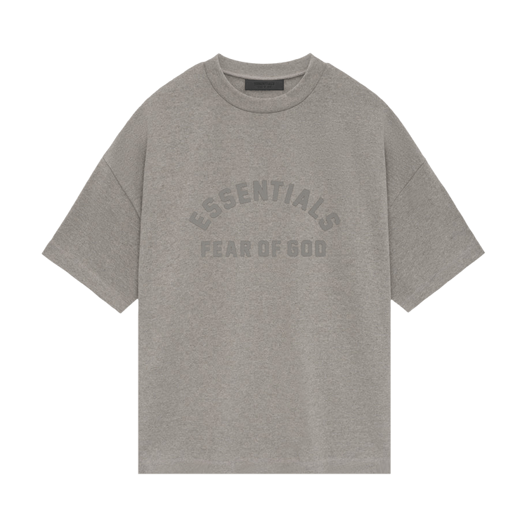 Fear of God Essentials Heavy Short-Sleeve Tee Heather Grey (SS24)