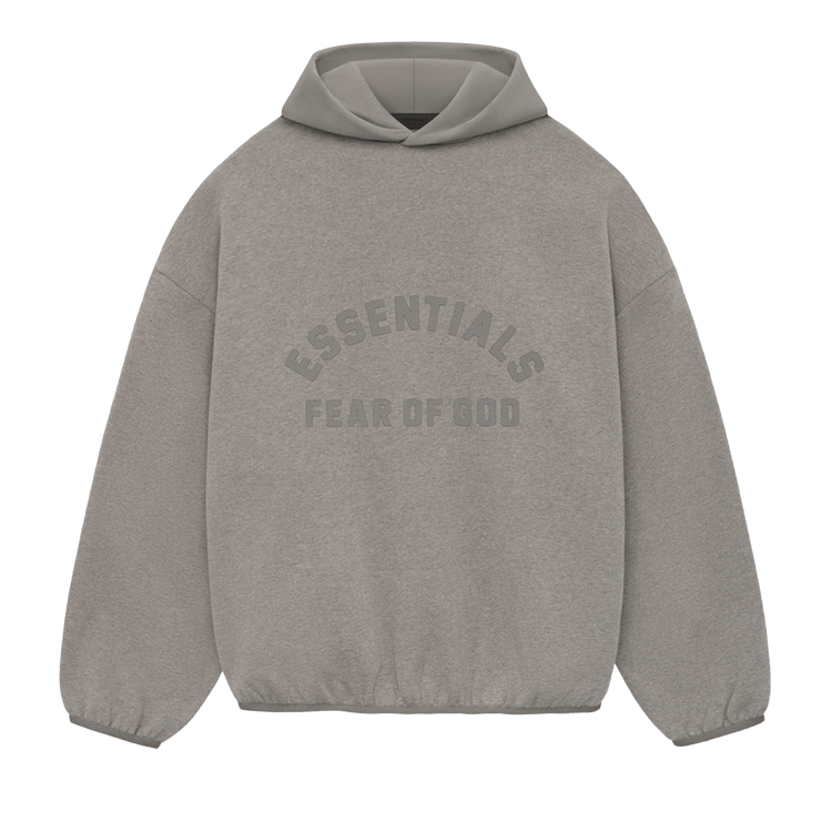 Fear of God Essentials Nylon Fleece Hoodie Heather Grey/Dust (SS24)