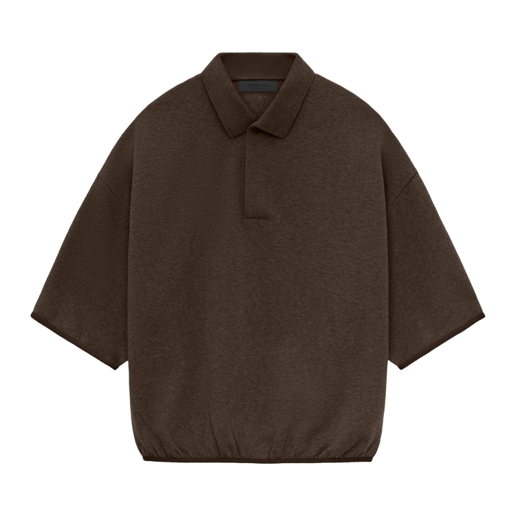 Fear of God Essentials 3/4 Sleeve Polo Heather Wood (SS24)