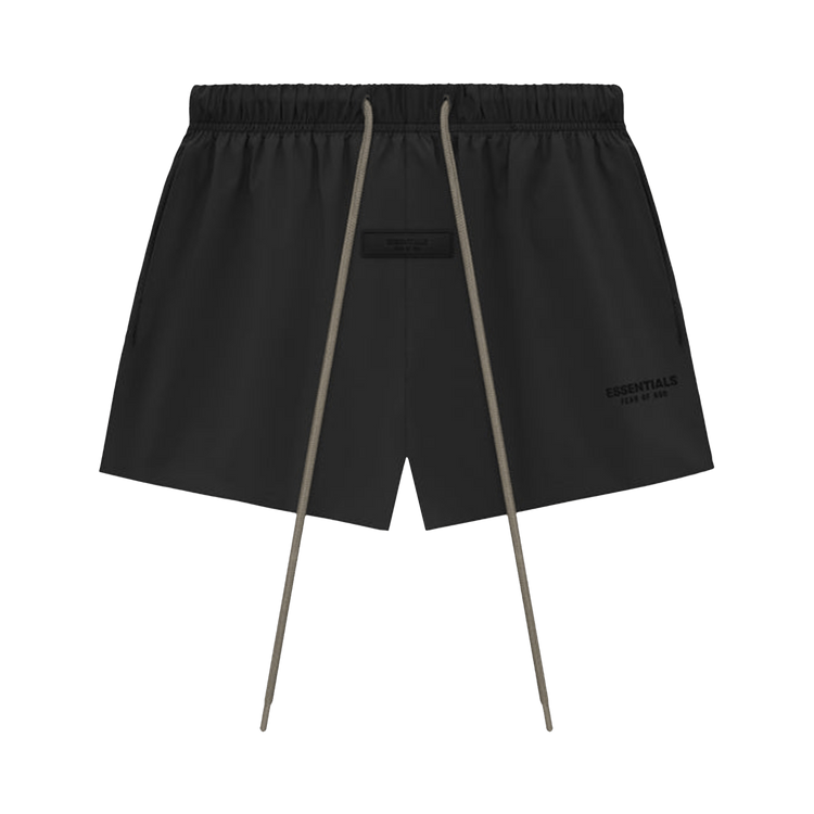 Fear of God Essentials Nylon Running Short Black (SS24)