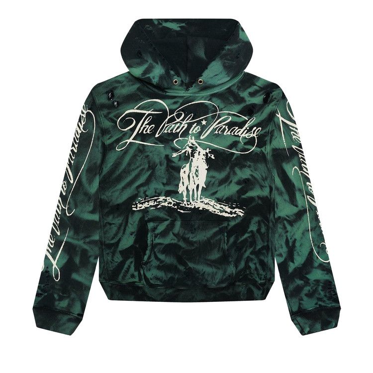 Hellstar Marble Paradise Hoodie Green (SS24) view 2