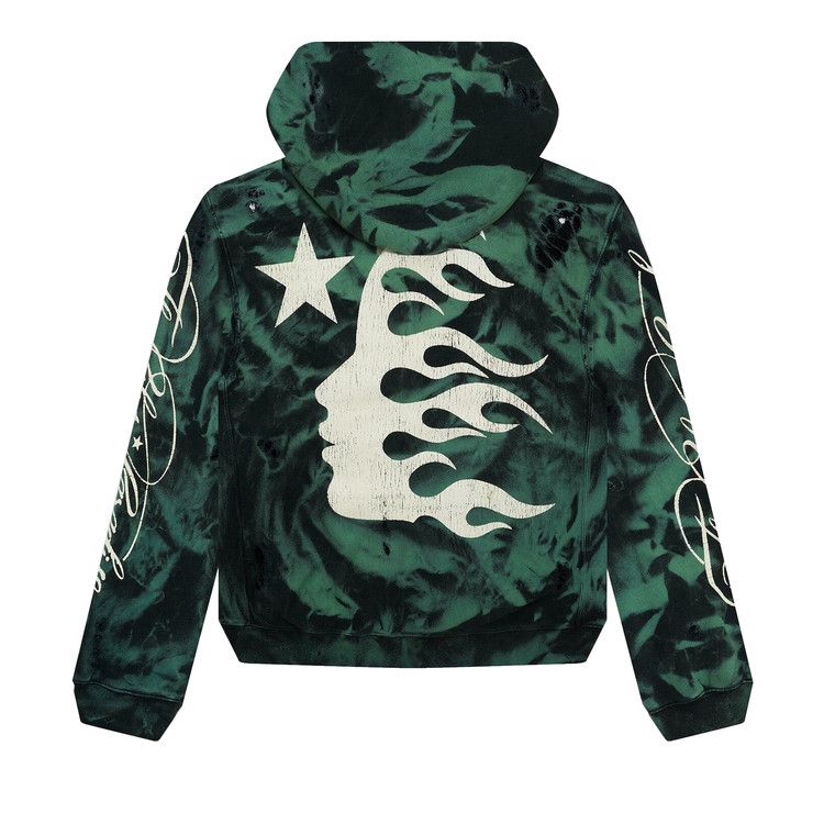 Hellstar Marble Paradise Hoodie Green (SS24) view 3