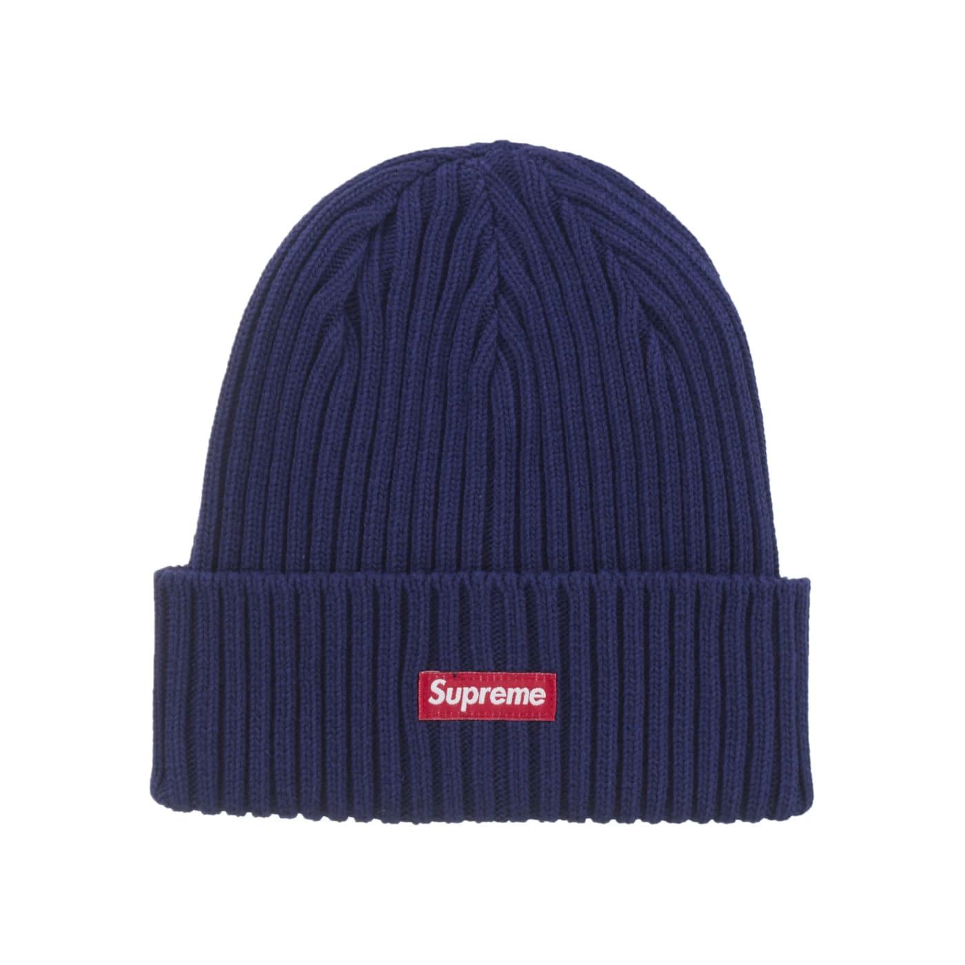 Supreme Overdyed Beanie (SS25) Navy