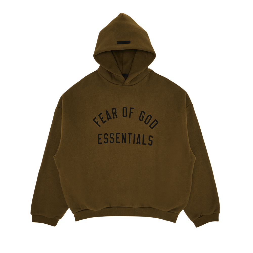 Fear of God Essentials Fleece Hoodie Olive