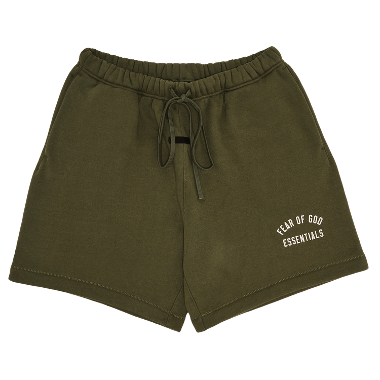 Fear of God Essentials Fleece Soccer Short Military (FW24)