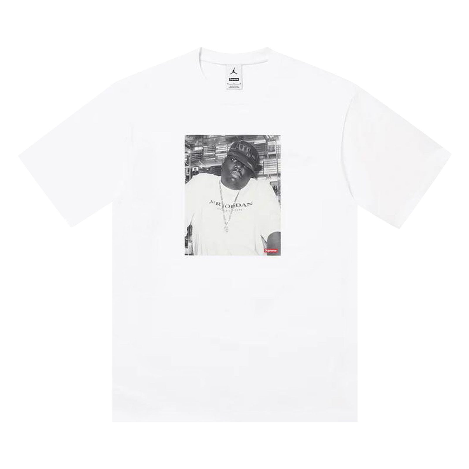 Supreme x Jordan Biggie S/S T-Shirt 'White' (FW24) - Im Your Wardrobe