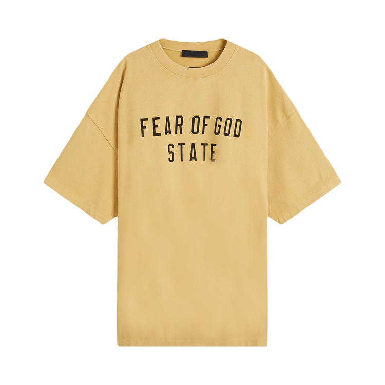 Fear of God Essentials Heavy Crewneck Tee Amber (FW24)