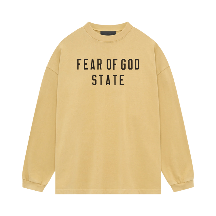 Fear of God Essentials Heavy Long-Sleeve Tee Amber (FW24)