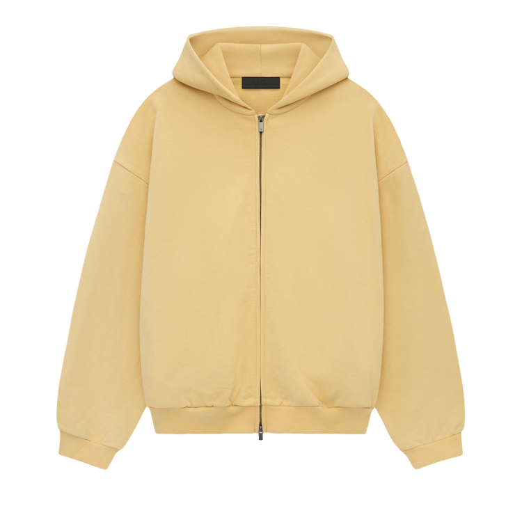 Fear of God Essentials Heavy Fleece Full Zip Hoodie Amber (FW24)