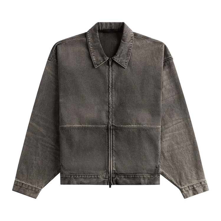 Fear of God Essentials Denim Trucker Jacket Vintage Black (FW24)