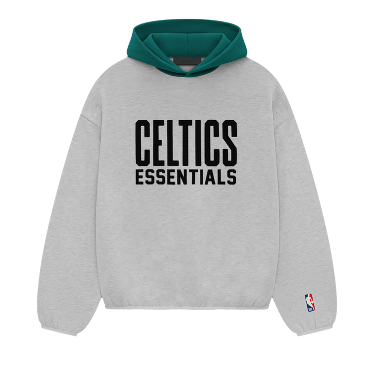 Fear of God Essentials x NBA Celtics Hoodie Light Heather (FW24)