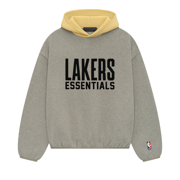 Fear of God Essentials x NBA Lakers Hoodie Warm Heather (FW24)