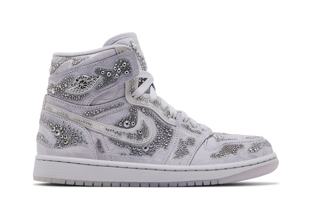 Jordan 1 High OG x Swarovski 'Vast Grey' (Women's)