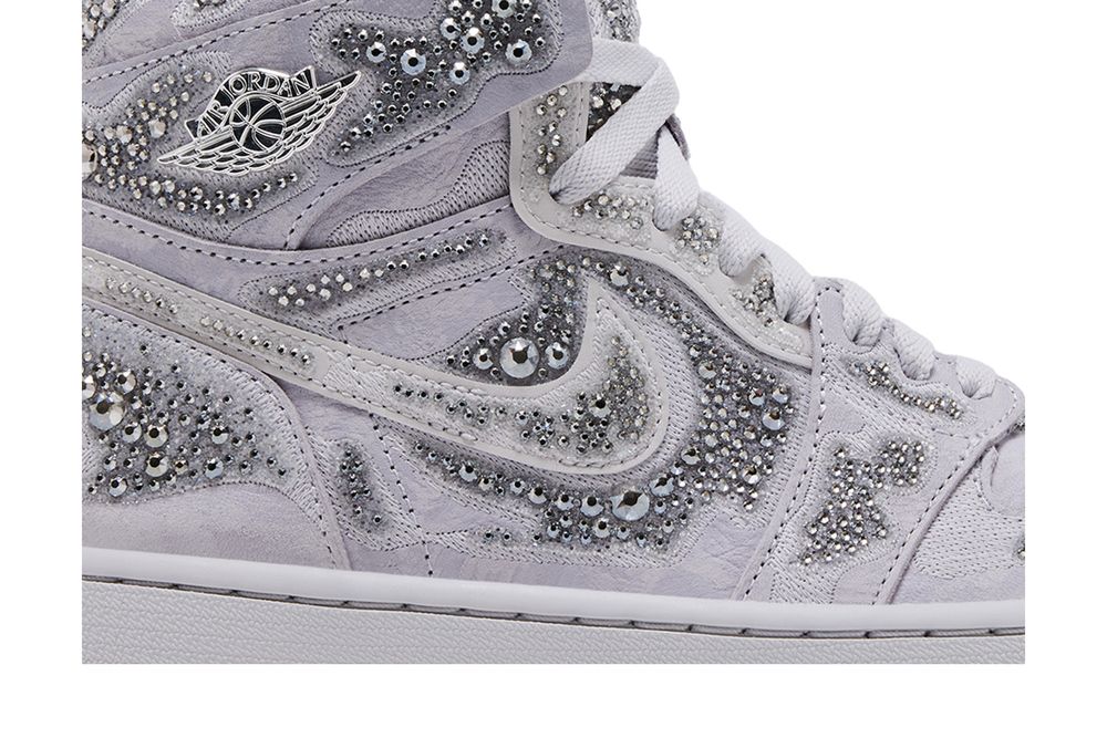 Jordan 1 High OG x Swarovski 'Vast Grey' (Women's)