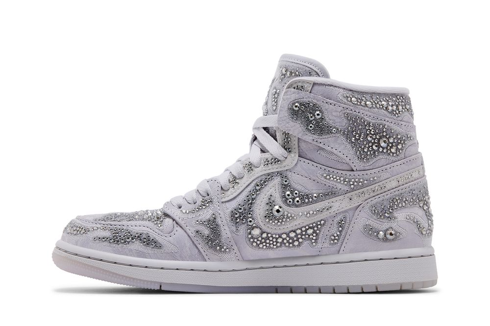 Jordan 1 High OG x Swarovski 'Vast Grey' (Women's)
