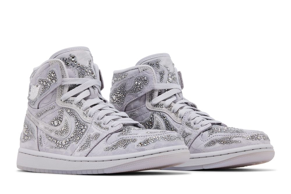 Jordan 1 High OG x Swarovski 'Vast Grey' (Women's)