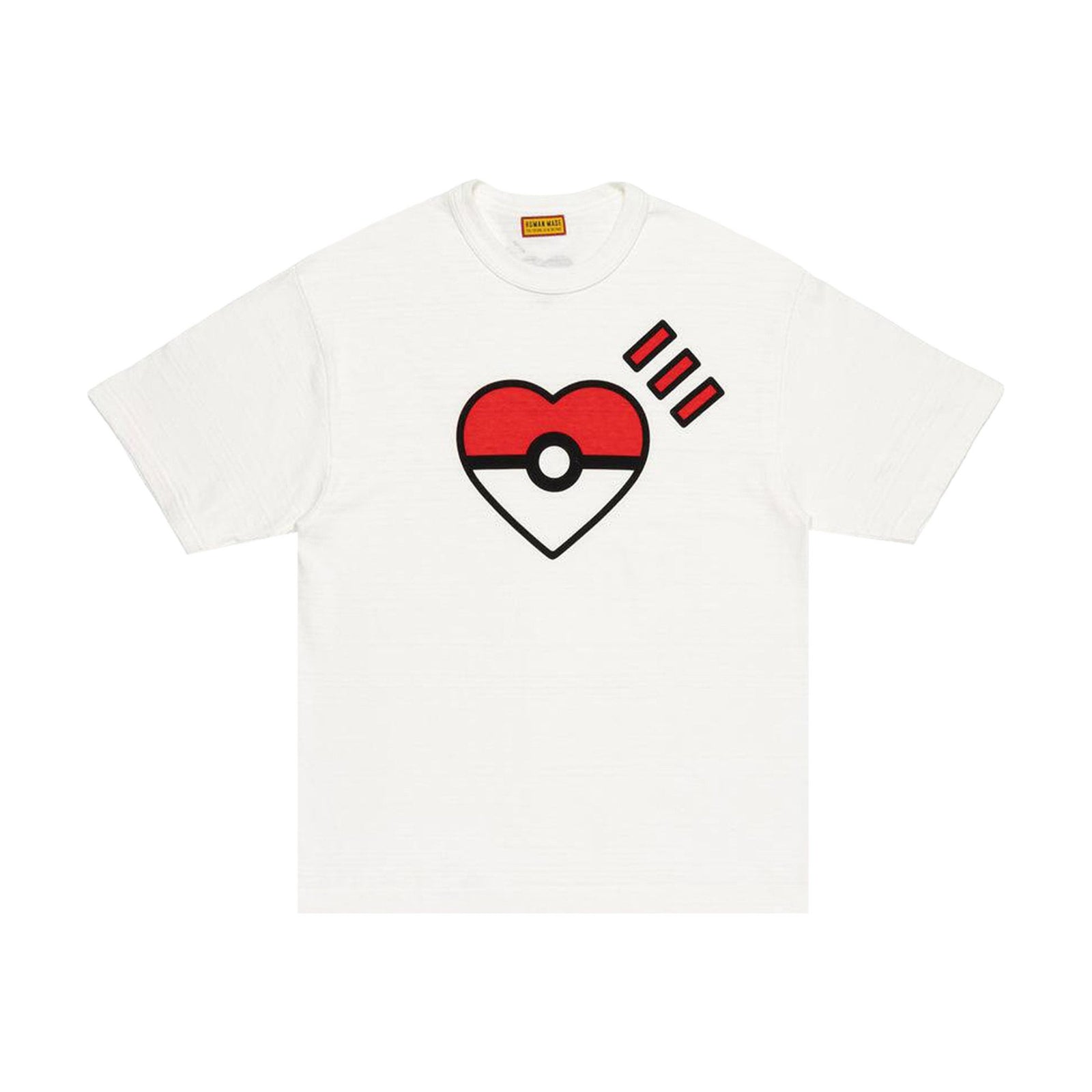 Human Made x Pokemon Graphic T-Shirt Poke Ball White front