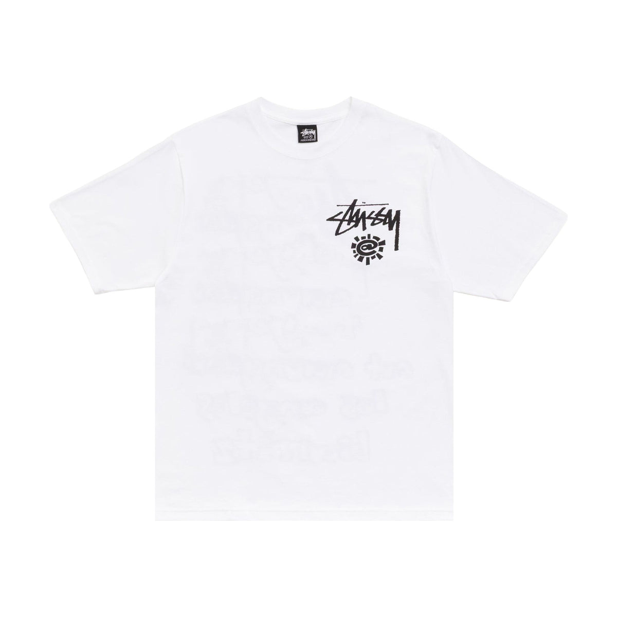 Stussy x Always Do What You Should Do World Tour Tee White front