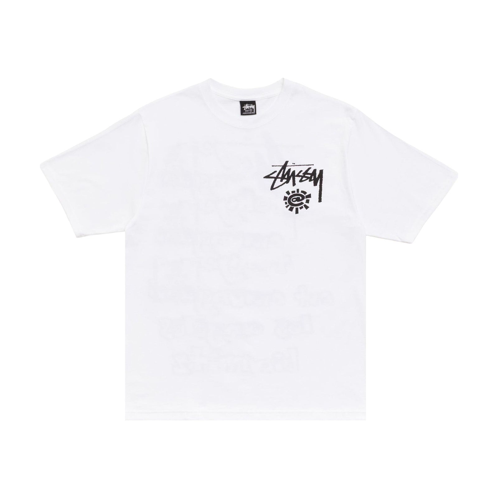 Stussy x Always Do What You Should Do World Tour Tee White front