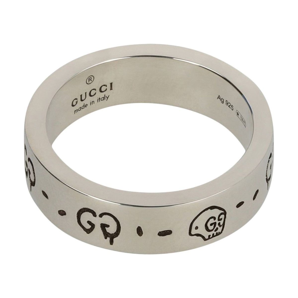 Gucci Ghost Ring Small Silver front