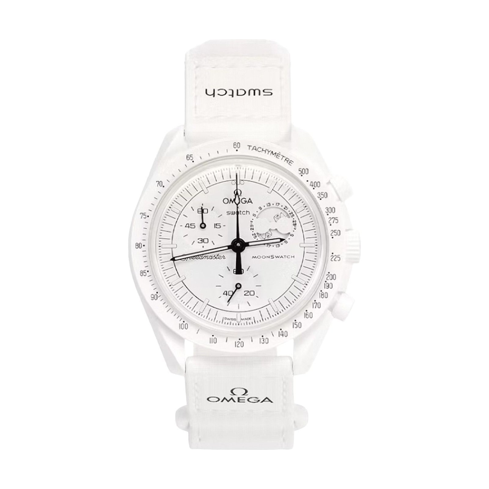Swatch x Omega MoonSwatch Mission to Moonphase Snoopy White front
