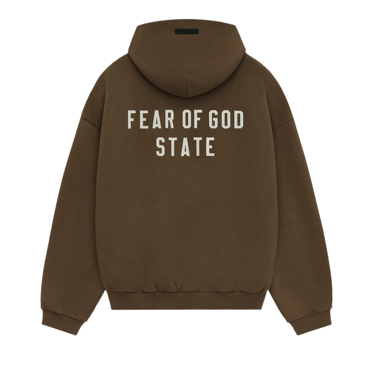 Fear of God Essentials Fleece Full Zip Hoodie Brown (FW24)