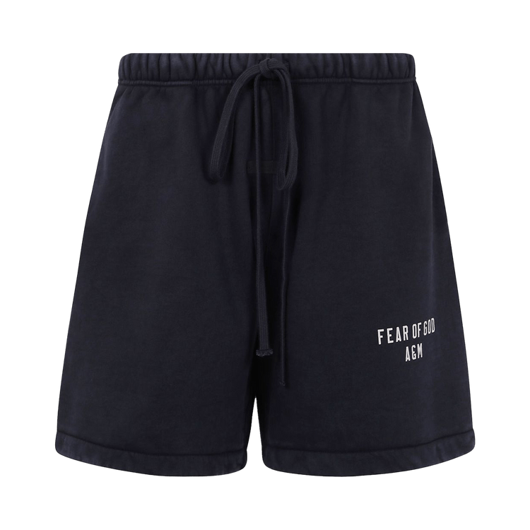 Fear of God Essentials Heavy Fleece Soccer Short Black (SS25)