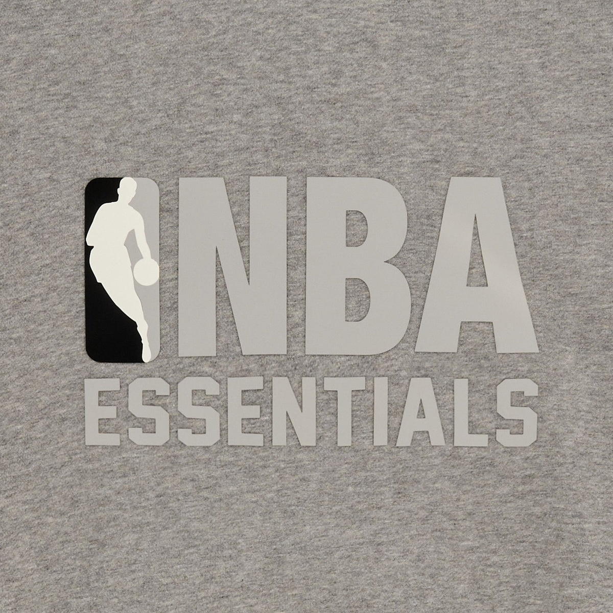 Fear of God Essentials x NBA Hoodie Warm Heather/Black (SS25)