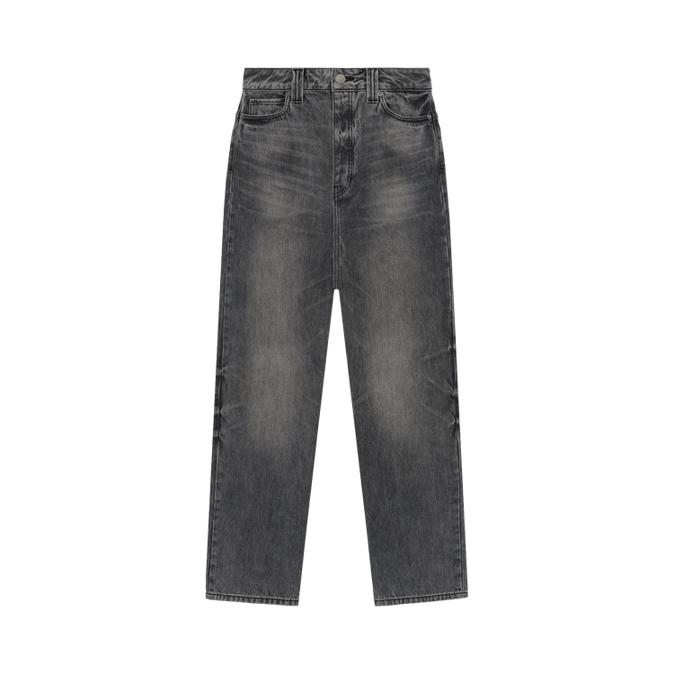 Fear of God Essentials Women's Straight Leg Denim Jeans Vintage Black (FW24)