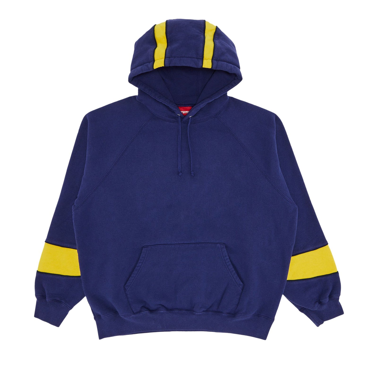 Supreme Paneled Hooded Sweatshirt (SS25) Washed Navy - Im Your Wardrobe