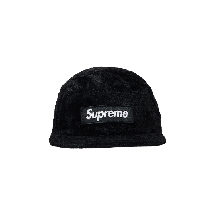 Supreme x GOODENOUGH Crushed Rayon Camp Cap Black